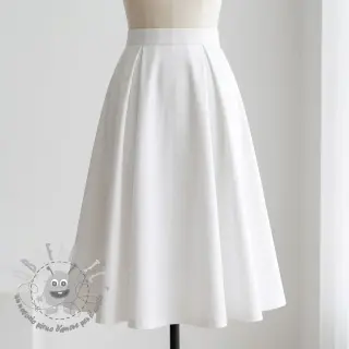 Tessuto di cotone TWILL Mango white