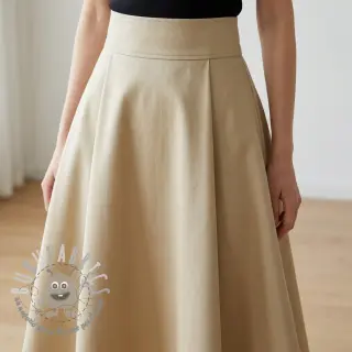 Tessuto di cotone TWILL Mango light sand