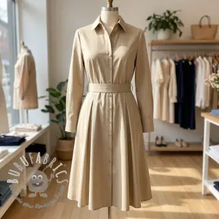 Tessuto di cotone TWILL Mango light sand
