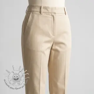Tessuto di cotone TWILL Mango pebble