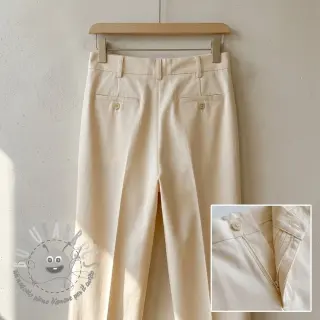 Tessuto di cotone TWILL Mango ecru