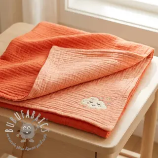 Mussola/Doppia garza DOUBLE FACE peach