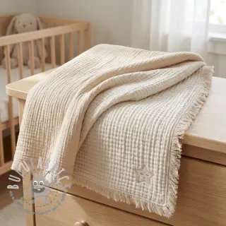 Mussola/Doppia garza DOUBLE FACE sand