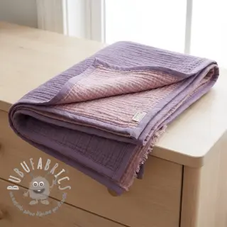 Mussola/Doppia garza DOUBLE FACE lavender