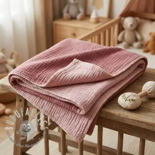 Mussola/Doppia garza DOUBLE FACE lilac