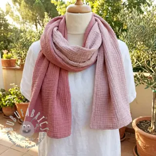 Mussola/Doppia garza DOUBLE FACE lilac