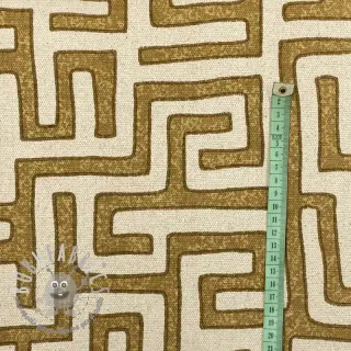 Tessuto decorativo RAFFIA ocre