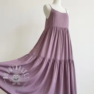 Viscosa con lino BUBBLY lavender