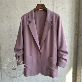 Viscosa con lino BUBBLY lavender