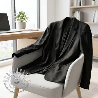 Viscosa con lino BUBBLY black