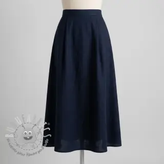 Viscosa con lino BUBBLY marine