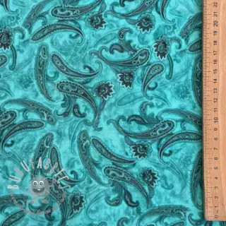 Viscosa RAYON POPLIN Paisley design C