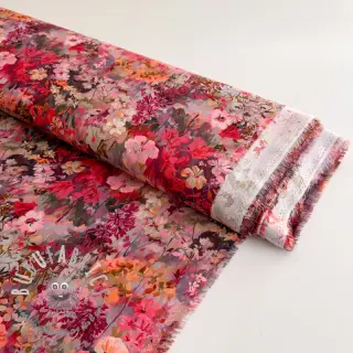Viscosa RAYON POPLIN Blossoms design A