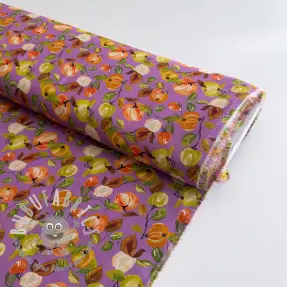 Viskóza RAYON POPLIN Fruity design C