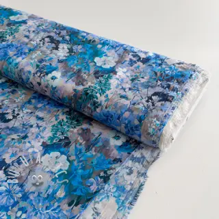 Viscosa RAYON POPLIN Blossoms design C