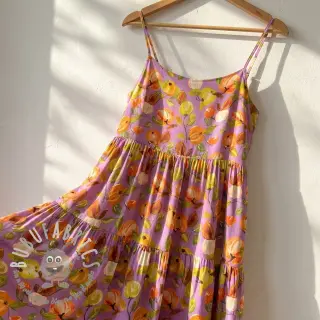 Viscosa RAYON POPLIN Fruity design C
