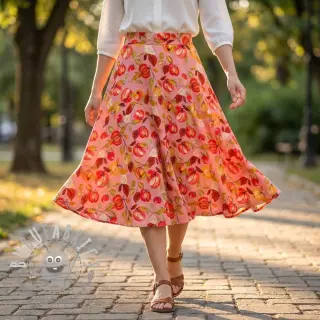 Viscosa RAYON POPLIN Fruity design B