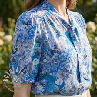 Viscosa RAYON POPLIN Blossoms design C