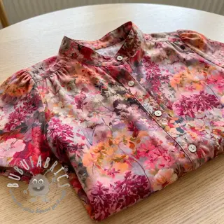 Viscosa RAYON POPLIN Blossoms design A