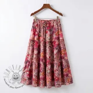 Viscosa RAYON POPLIN Blossoms design A