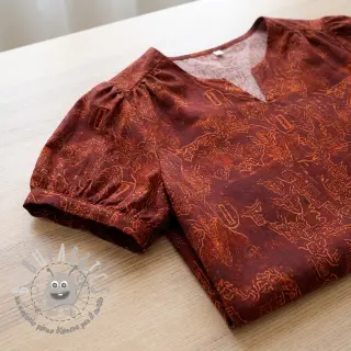 Viscosa RAYON POPLIN Flow design B