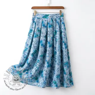 Viscosa RAYON POPLIN Flower sea design D