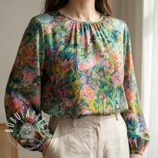 Viscosa RAYON POPLIN Eve design B