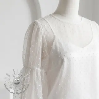 Tulle per TUTU DOTS off white