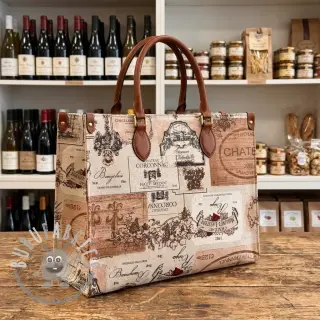 Tessuto decorativo premium Linenlook Wine label box