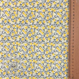 Tessuto di cotone DOBBY Lemons digital print