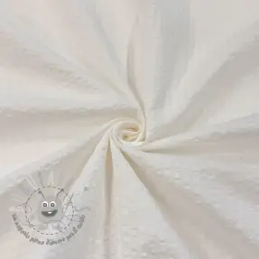Tessuto di cotone BUBBLE ecru