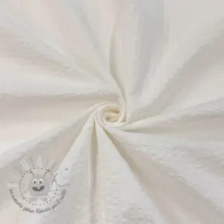 Tessuto di cotone BUBBLE ecru
