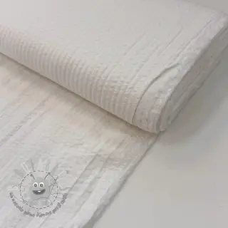 Tessuto di cotone BUBBLE ecru