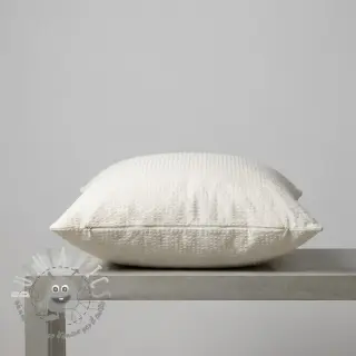 Tessuto di cotone BUBBLE ecru