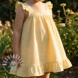 Tessuto di cotone BUBBLE yellow