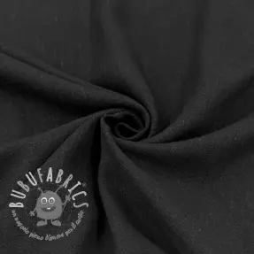 Viscosa con lino WASHED black