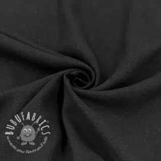 Viscosa con lino WASHED black