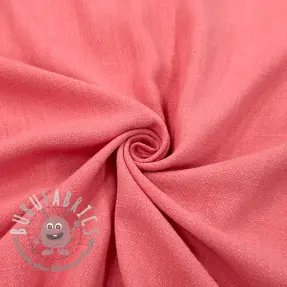 Viscosa con lino WASHED coral