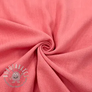 Viscosa con lino WASHED coral