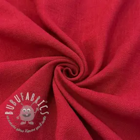 Viscosa con lino WASHED dark red