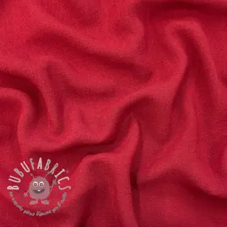Viscosa con lino WASHED dark red