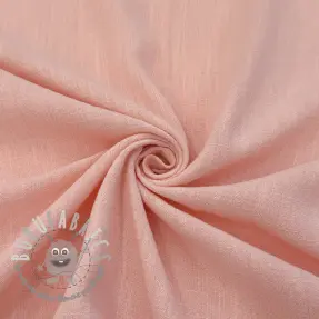 Viscosa con lino WASHED salmon