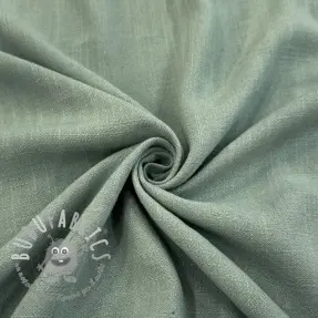 Viscosa con lino WASHED old green