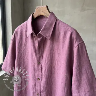 Viscosa con lino WASHED mauve