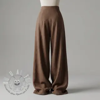 Viscosa con lino WASHED light brown