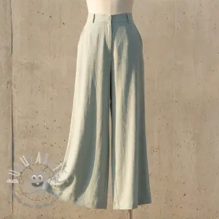 Viscosa con lino WASHED mint
