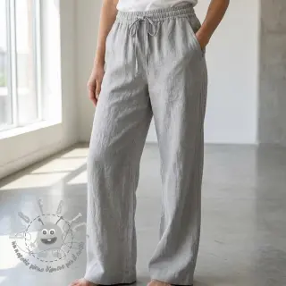 Viscosa con lino WASHED grey