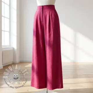 Viscosa con lino WASHED berry