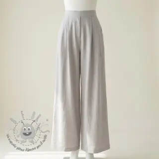 Viscosa con lino WASHED light grey