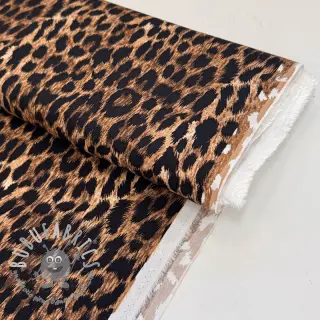 Viscosa RADIANCE Wild skin brown digital print